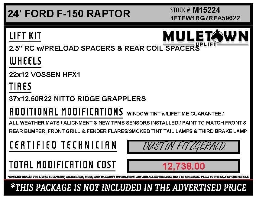 used 2024 Ford F-150 car, priced at $83,447