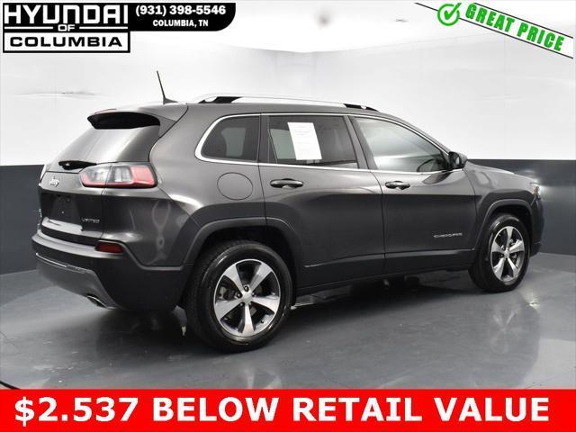 used 2021 Jeep Cherokee car, priced at $22,927