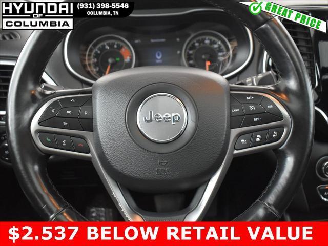 used 2021 Jeep Cherokee car, priced at $22,927