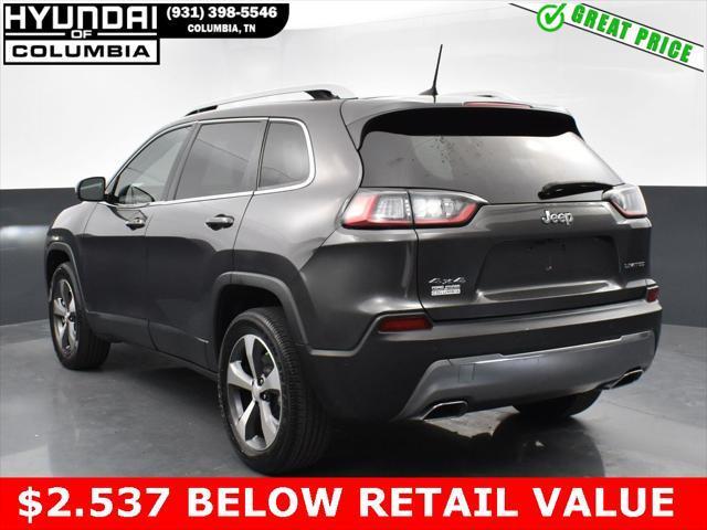 used 2021 Jeep Cherokee car, priced at $22,927