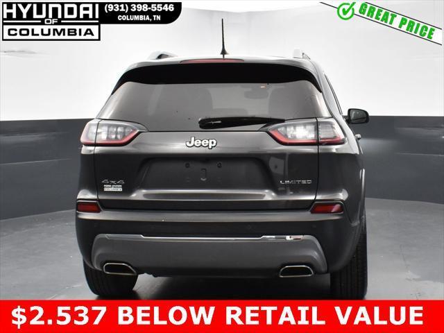 used 2021 Jeep Cherokee car, priced at $22,927