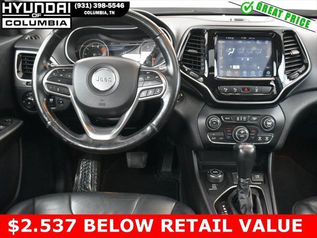 used 2021 Jeep Cherokee car, priced at $22,927