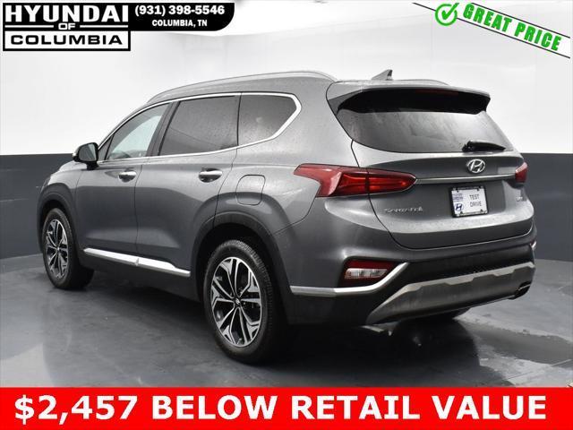 used 2019 Hyundai Santa Fe car, priced at $20,737