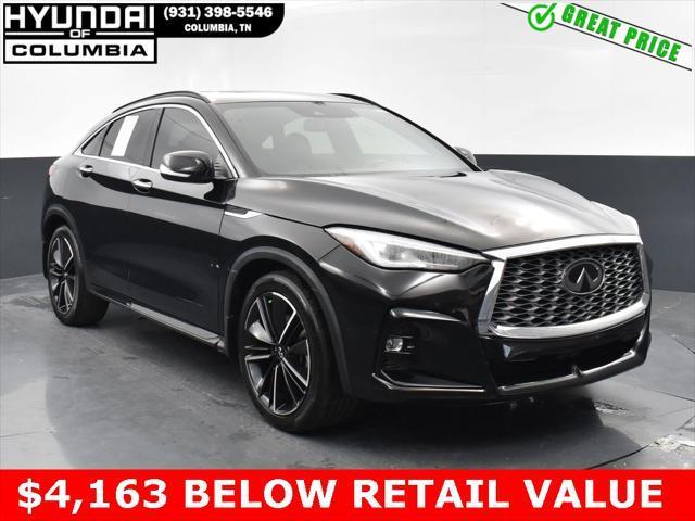 used 2022 INFINITI QX55 car, priced at $25,610