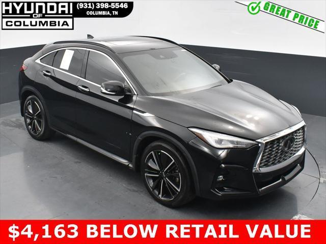 used 2022 INFINITI QX55 car, priced at $25,610