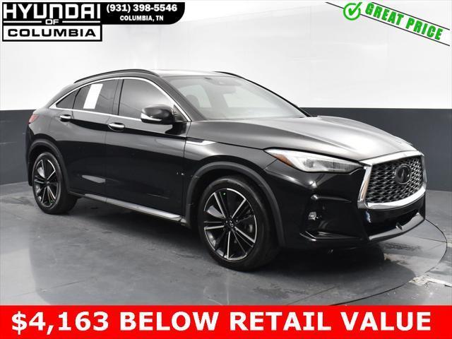 used 2022 INFINITI QX55 car, priced at $25,610