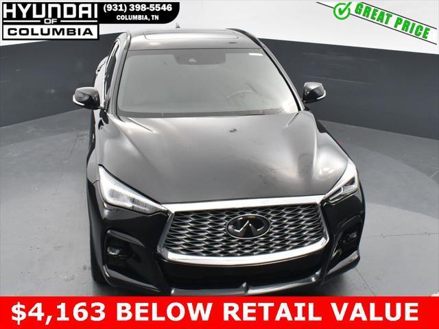 used 2022 INFINITI QX55 car, priced at $25,610