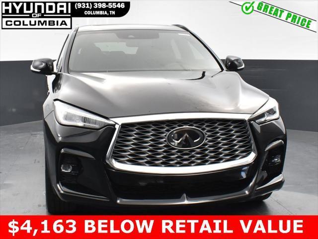 used 2022 INFINITI QX55 car, priced at $25,610