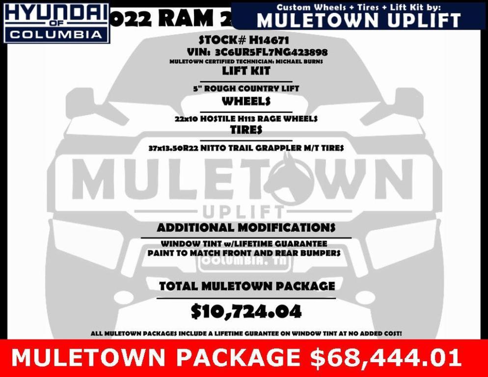 used 2022 Ram 2500 car, priced at $57,719