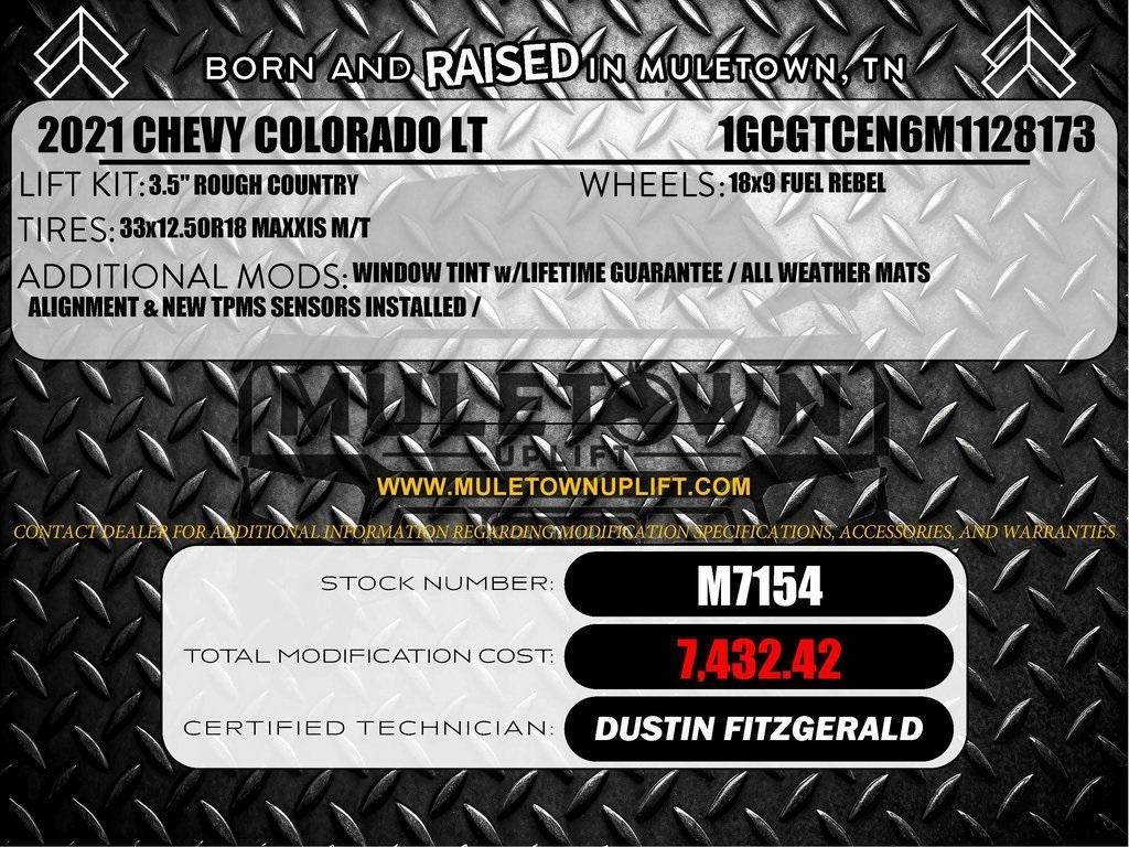 used 2021 Chevrolet Colorado car, priced at $29,986