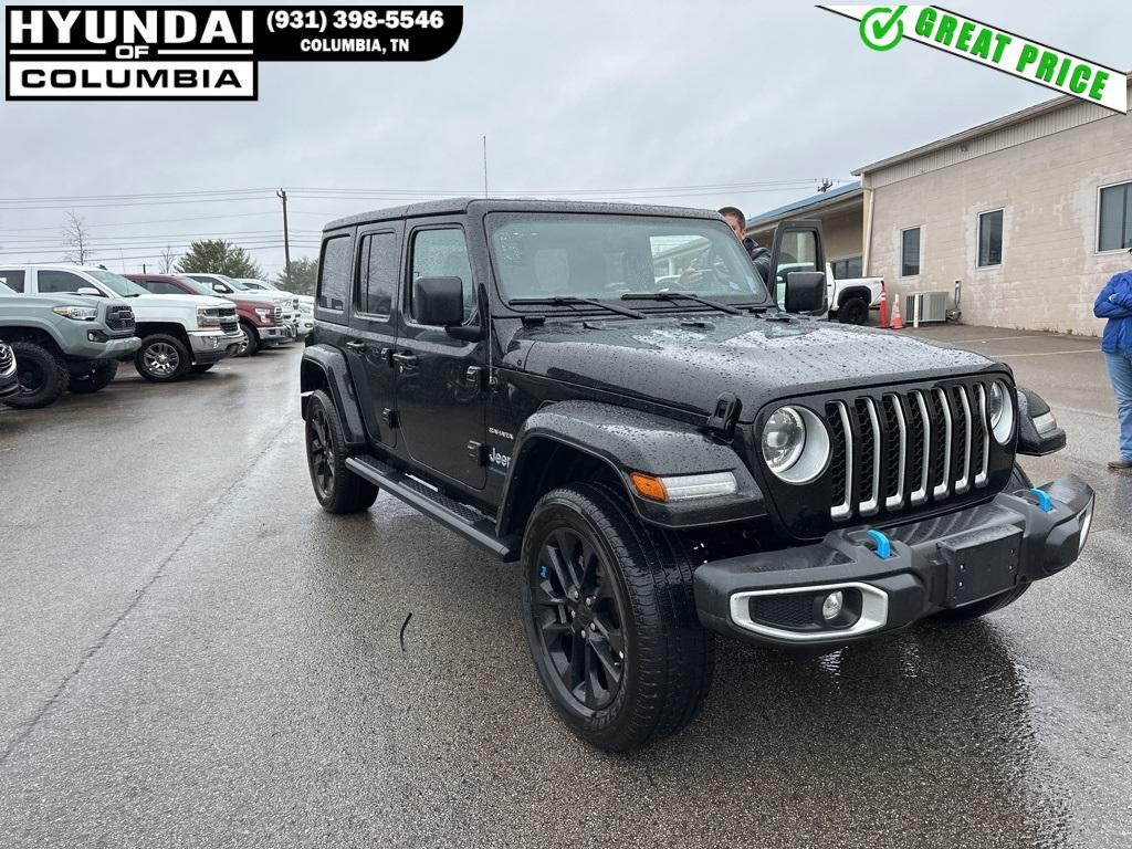 used 2023 Jeep Wrangler 4xe car, priced at $33,649