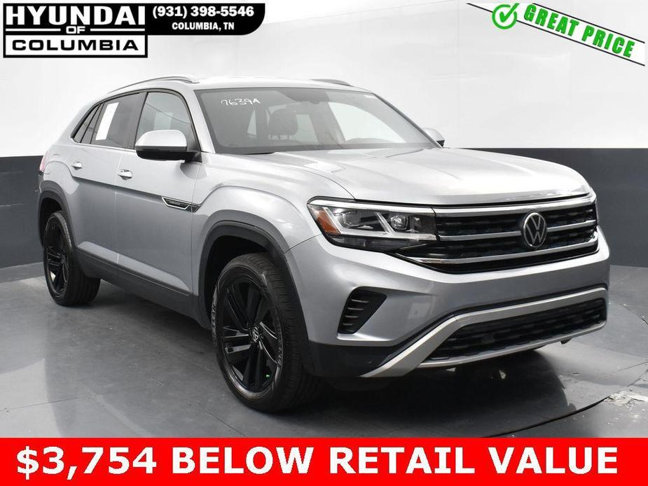 used 2022 Volkswagen Atlas Cross Sport car, priced at $28,998