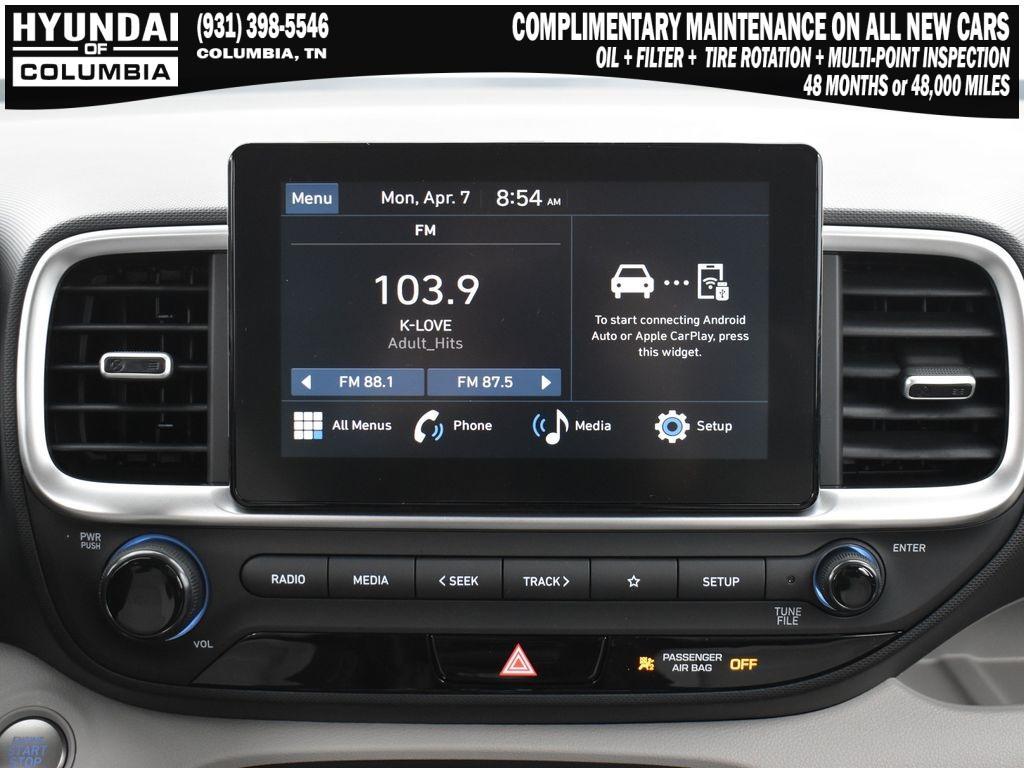 new 2025 Hyundai Venue car, priced at $23,370