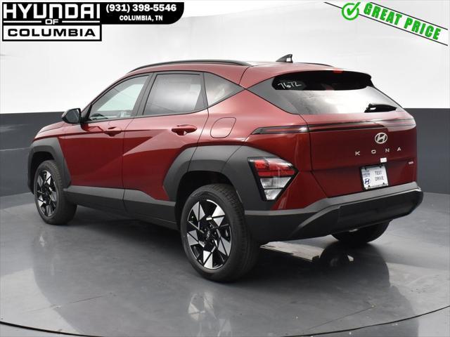 new 2025 Hyundai Kona car, priced at $28,974