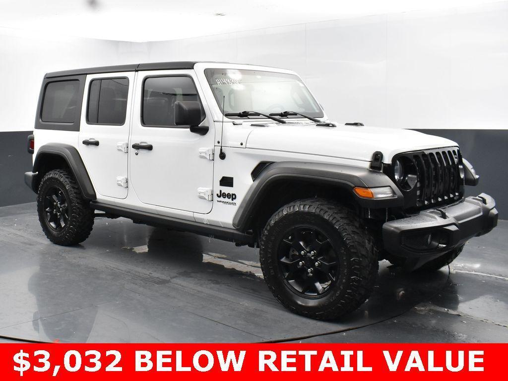 used 2021 Jeep Wrangler Unlimited car, priced at $28,776