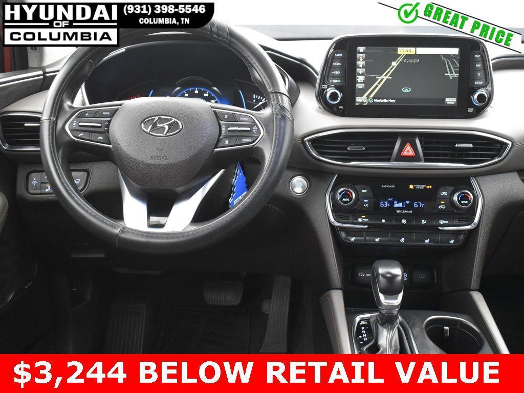 used 2020 Hyundai Santa Fe car, priced at $21,895