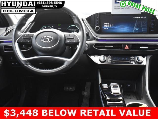 used 2023 Hyundai Sonata Hybrid car, priced at $26,453