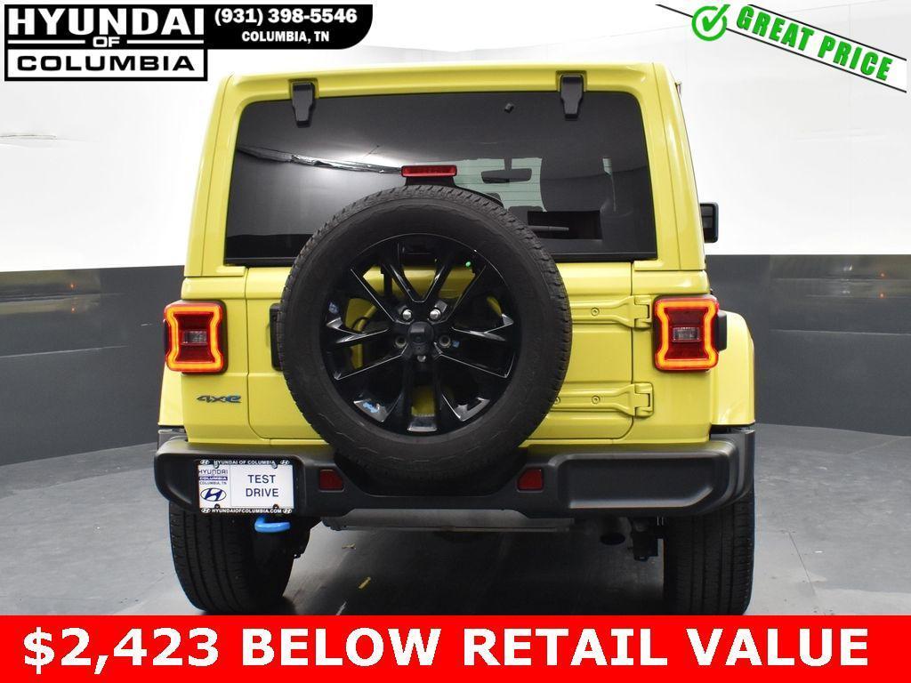 used 2022 Jeep Wrangler Unlimited 4xe car, priced at $31,874