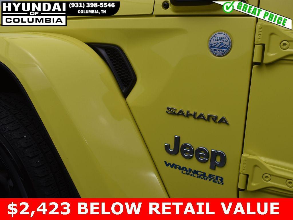 used 2022 Jeep Wrangler Unlimited 4xe car, priced at $31,874