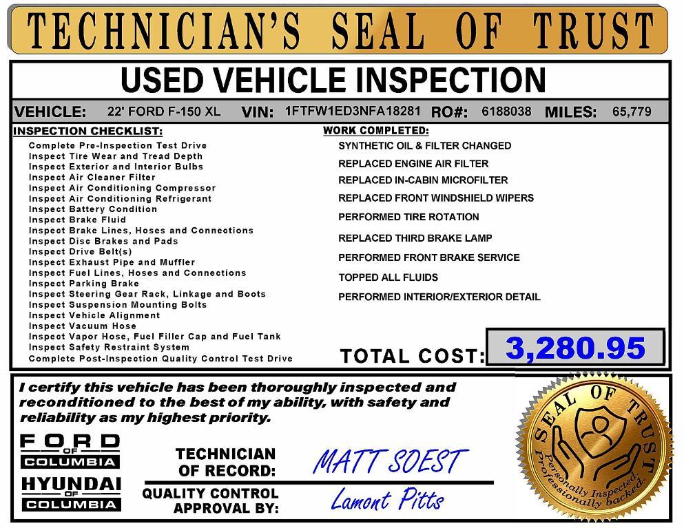 used 2022 Ford F-150 car, priced at $32,847