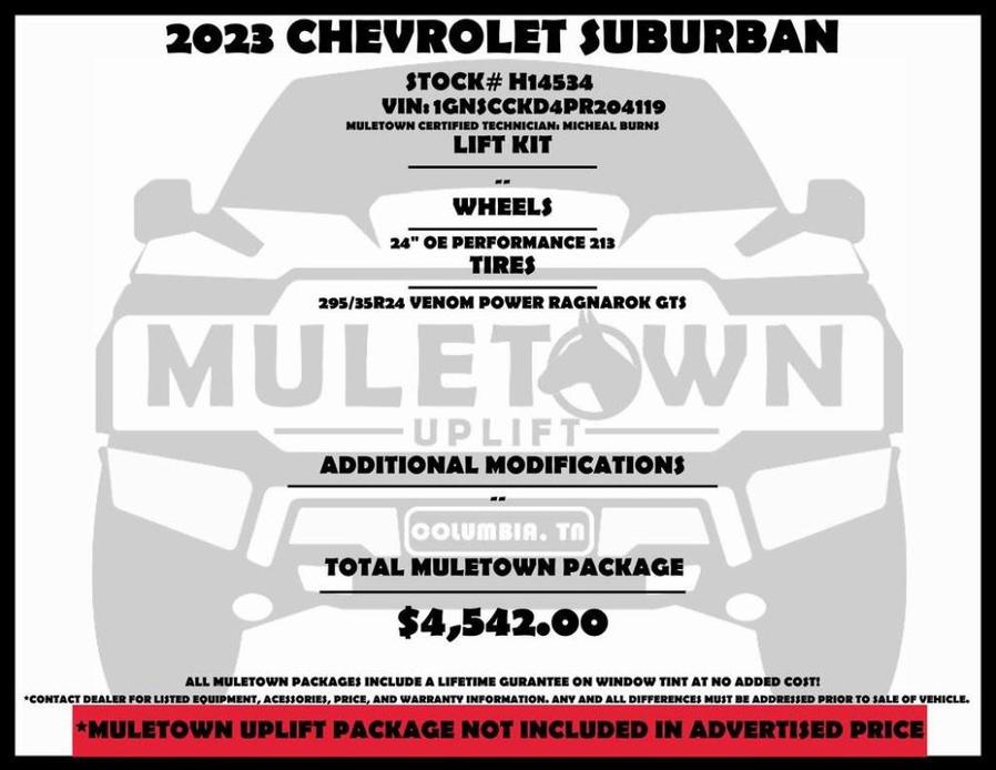 used 2023 Chevrolet Suburban car, priced at $43,819