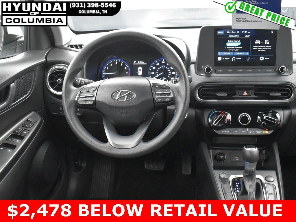 used 2022 Hyundai Kona car, priced at $18,485