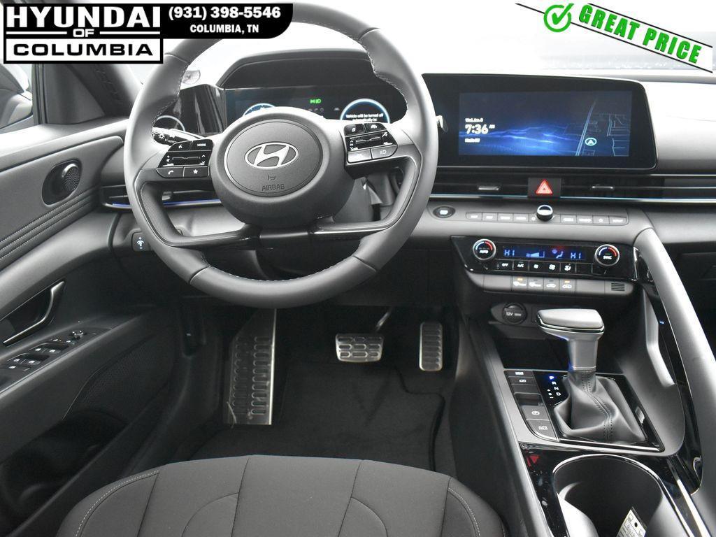 new 2025 Hyundai Elantra HEV car, priced at $27,190