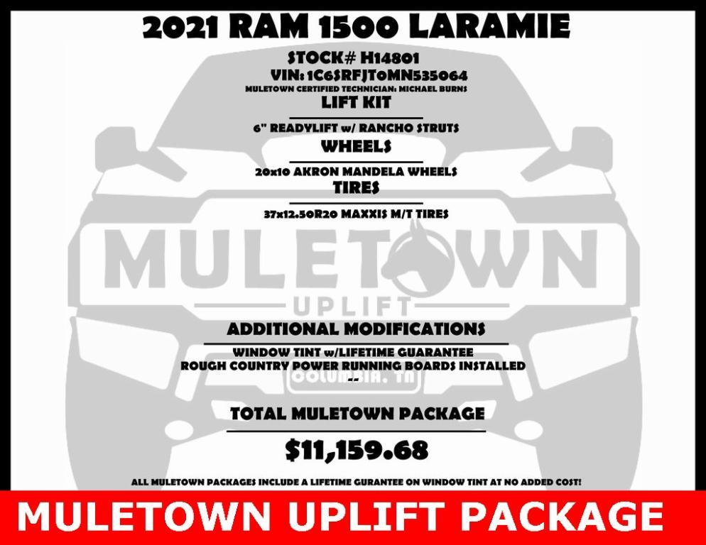 used 2021 Ram 1500 car, priced at $44,043