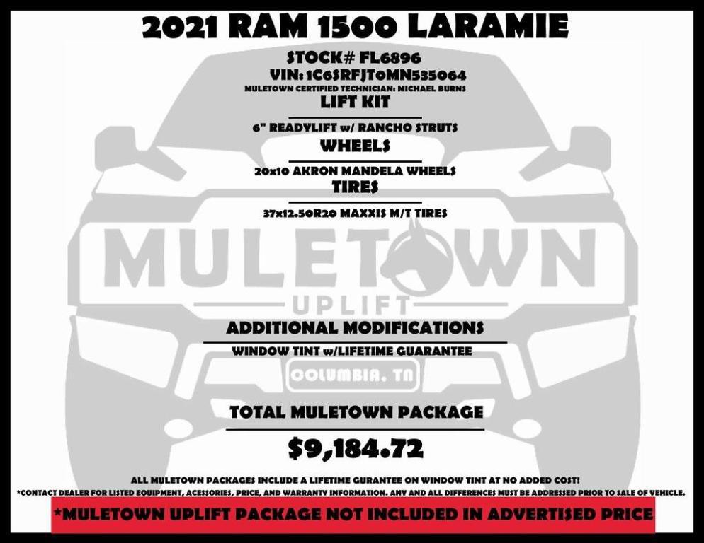 used 2021 Ram 1500 car, priced at $41,138