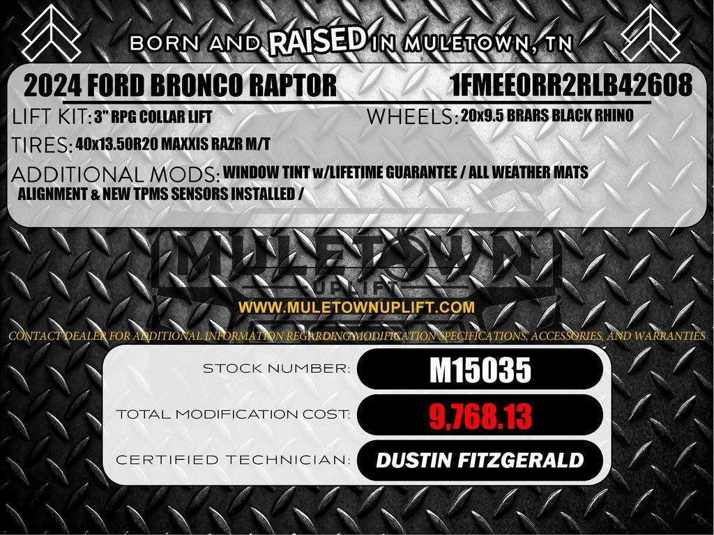 used 2024 Ford Bronco car, priced at $89,783