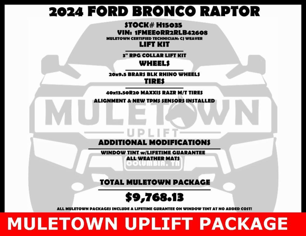 used 2024 Ford Bronco car, priced at $90,931