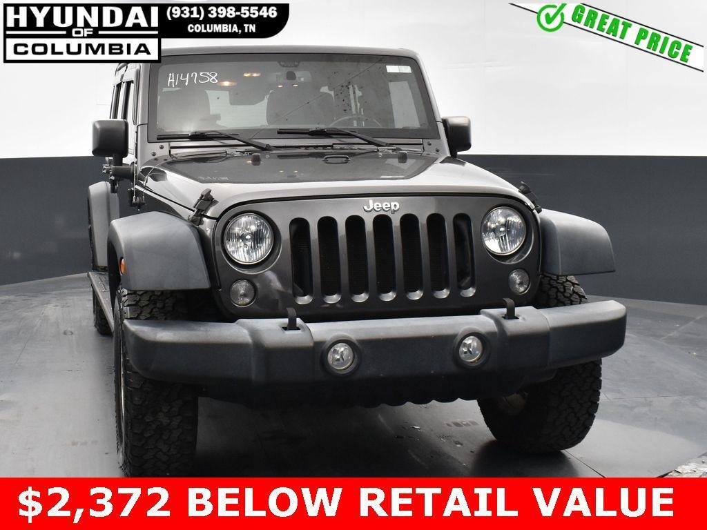 used 2017 Jeep Wrangler Unlimited car, priced at $19,938