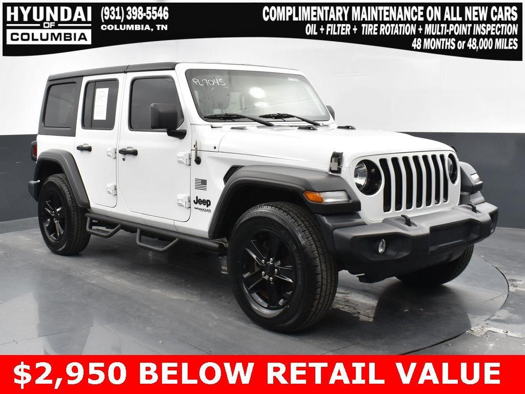 used 2020 Jeep Wrangler Unlimited car, priced at $26,658