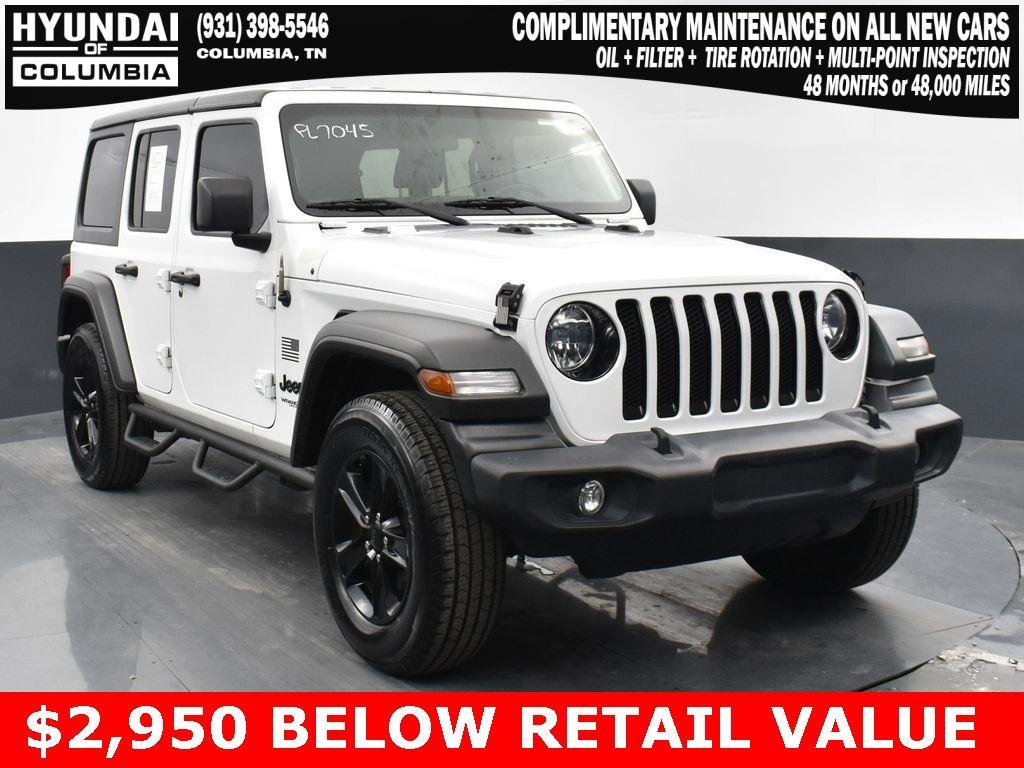 used 2020 Jeep Wrangler Unlimited car, priced at $26,658