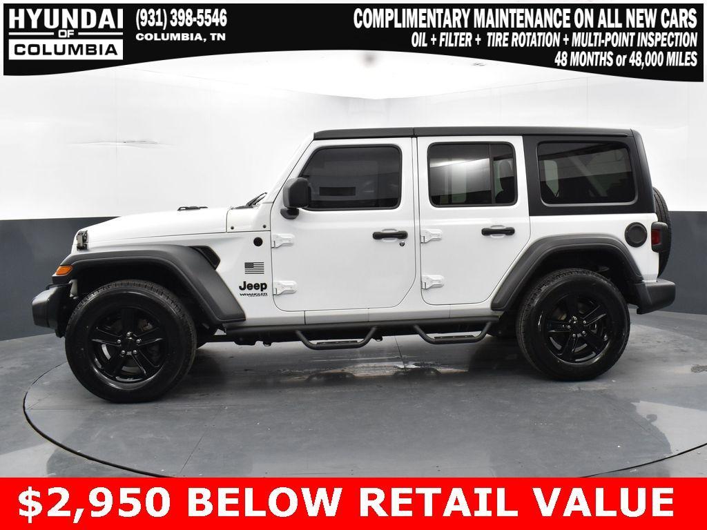 used 2020 Jeep Wrangler Unlimited car, priced at $26,658