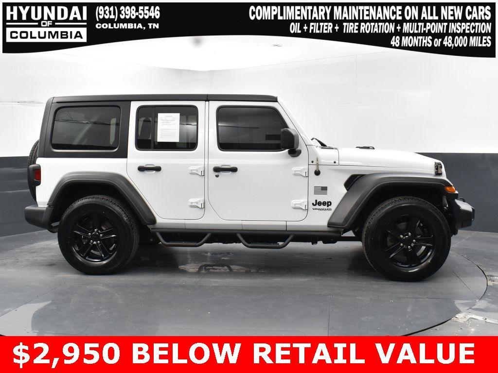 used 2020 Jeep Wrangler Unlimited car, priced at $26,658