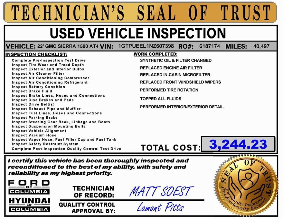 used 2022 GMC Sierra 1500 car, priced at $52,148