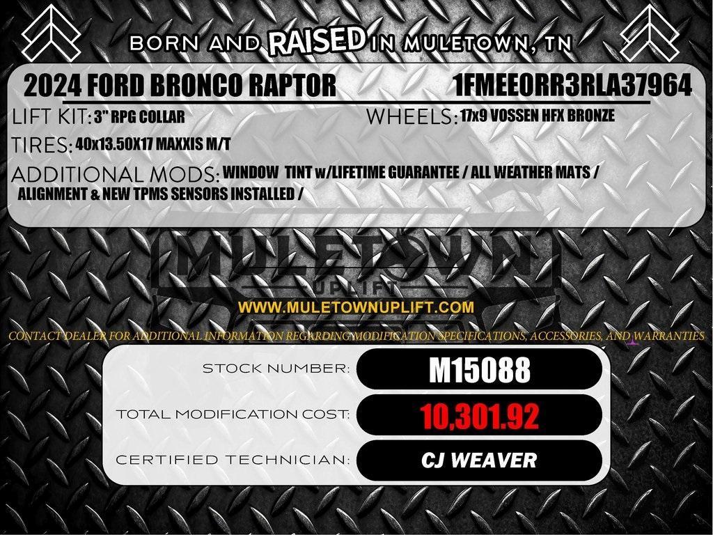 used 2024 Ford Bronco car, priced at $90,828