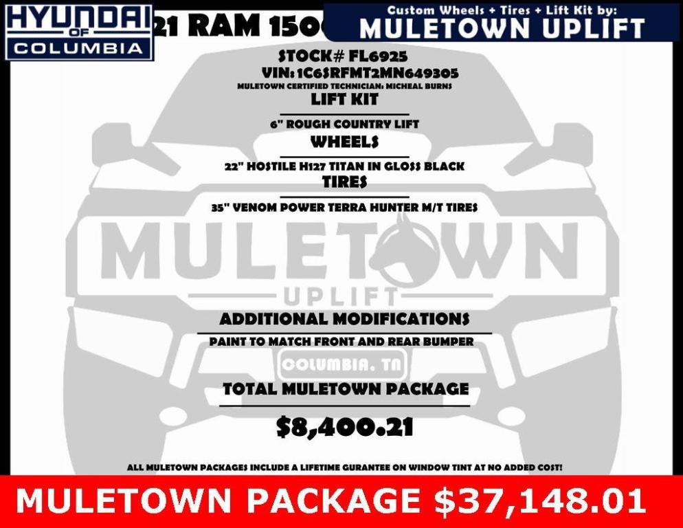 used 2021 Ram 1500 car, priced at $28,747