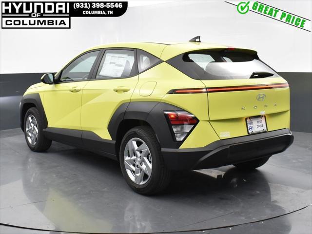 new 2025 Hyundai Kona car, priced at $26,419