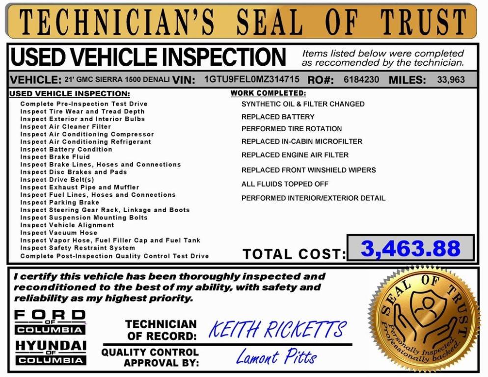 used 2021 GMC Sierra 1500 car, priced at $47,059