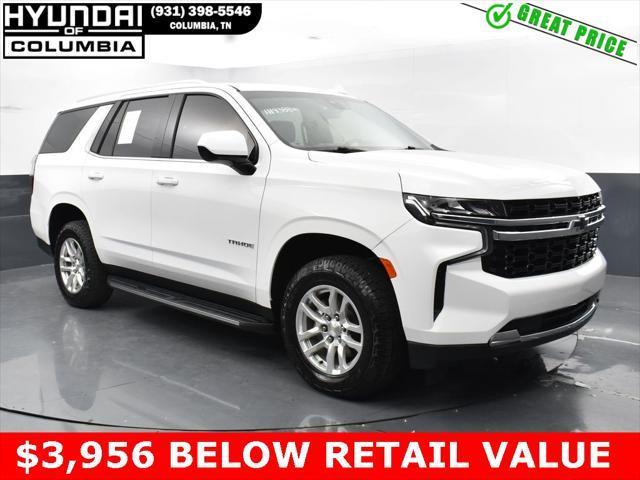 used 2021 Chevrolet Tahoe car, priced at $36,386