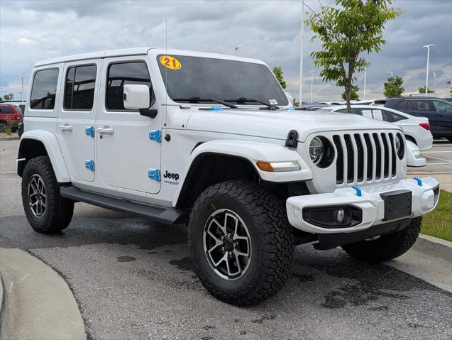 used 2021 Jeep Wrangler Unlimited 4xe car, priced at $32,388