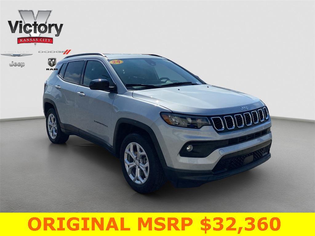 used 2024 Jeep Compass car, priced at $22,500