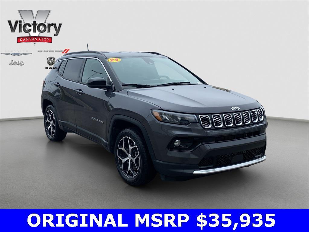 used 2024 Jeep Compass car, priced at $23,941