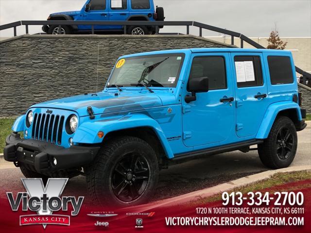 used 2017 Jeep Wrangler Unlimited car, priced at $20,500