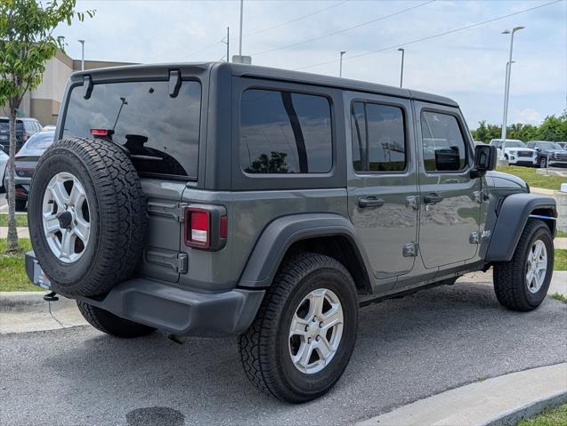 used 2020 Jeep Wrangler Unlimited car, priced at $26,398