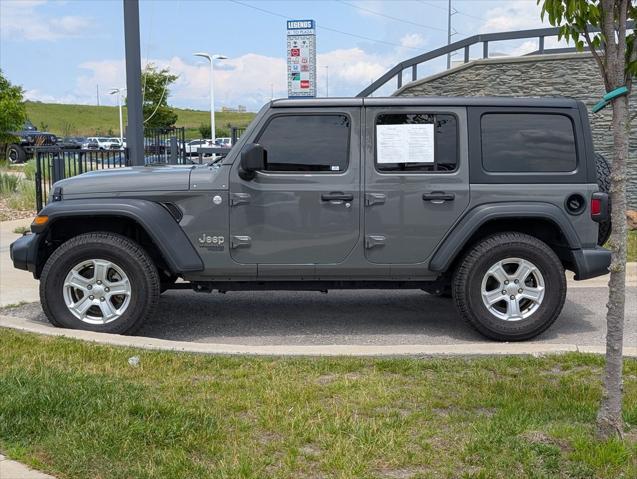 used 2020 Jeep Wrangler Unlimited car, priced at $26,398