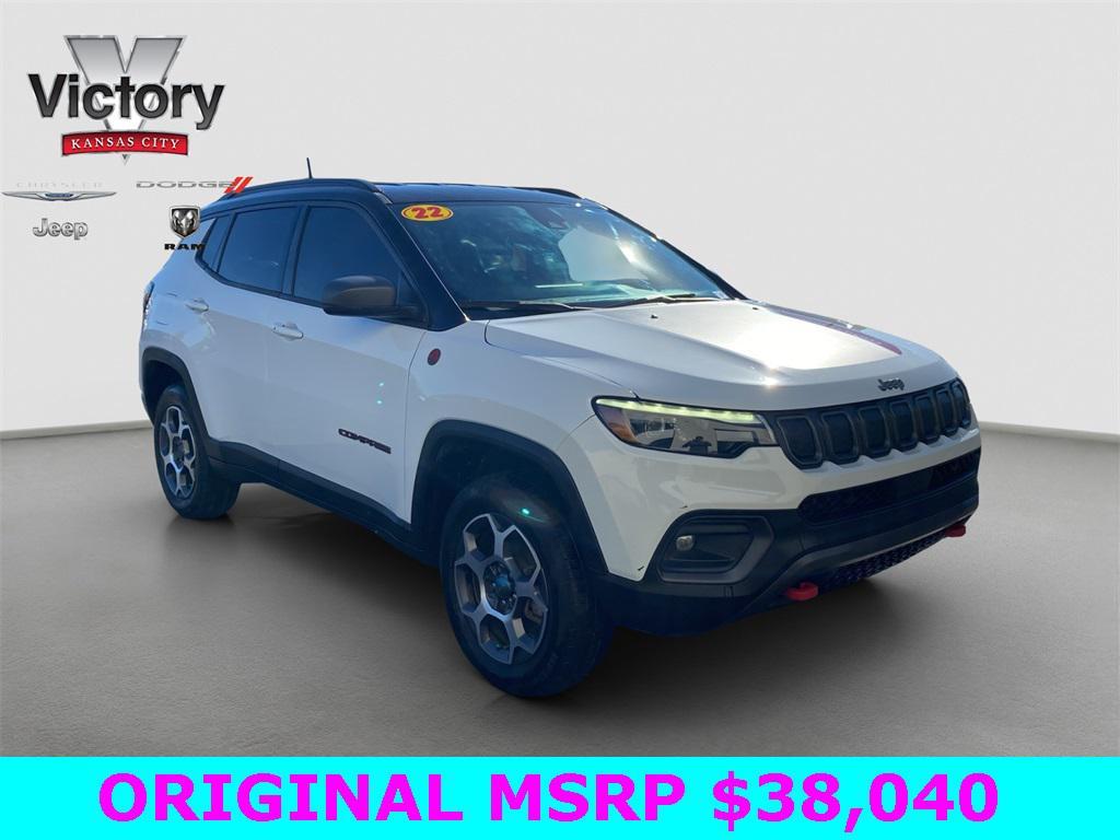 used 2022 Jeep Compass car, priced at $20,477