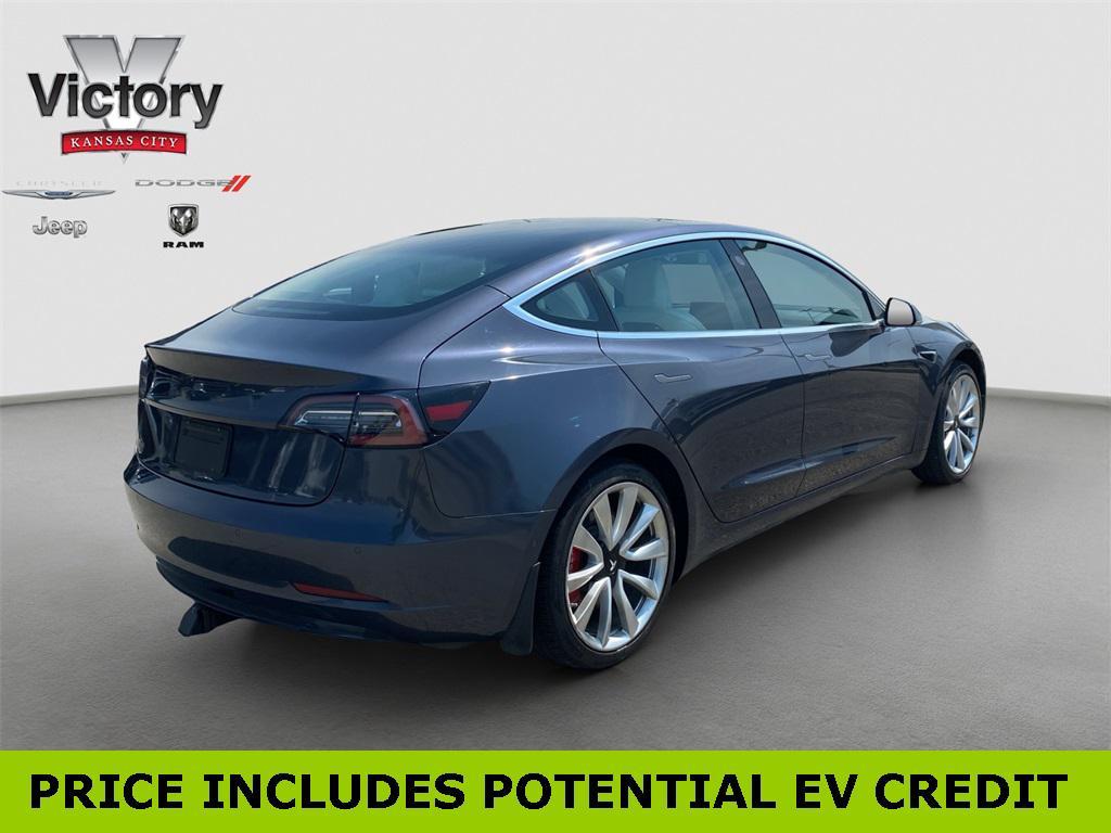 used 2018 Tesla Model 3 car, priced at $18,500